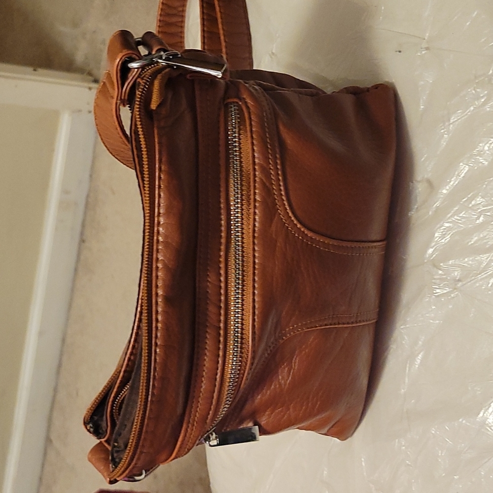 Small faux leather Crossbody